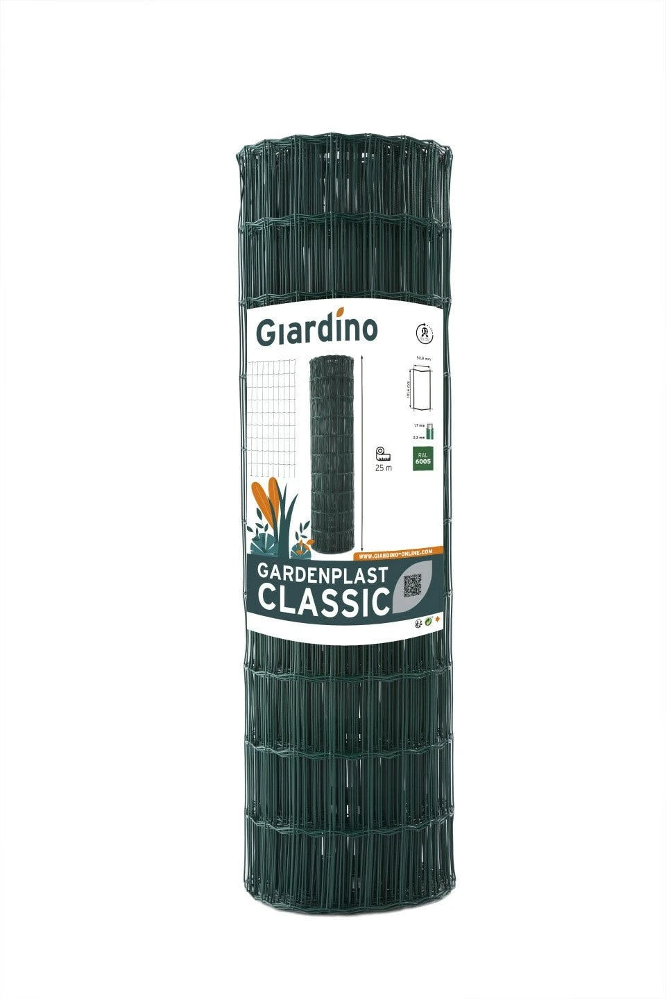 Grillage Gardenplast Classic Vert 122cm X 25m