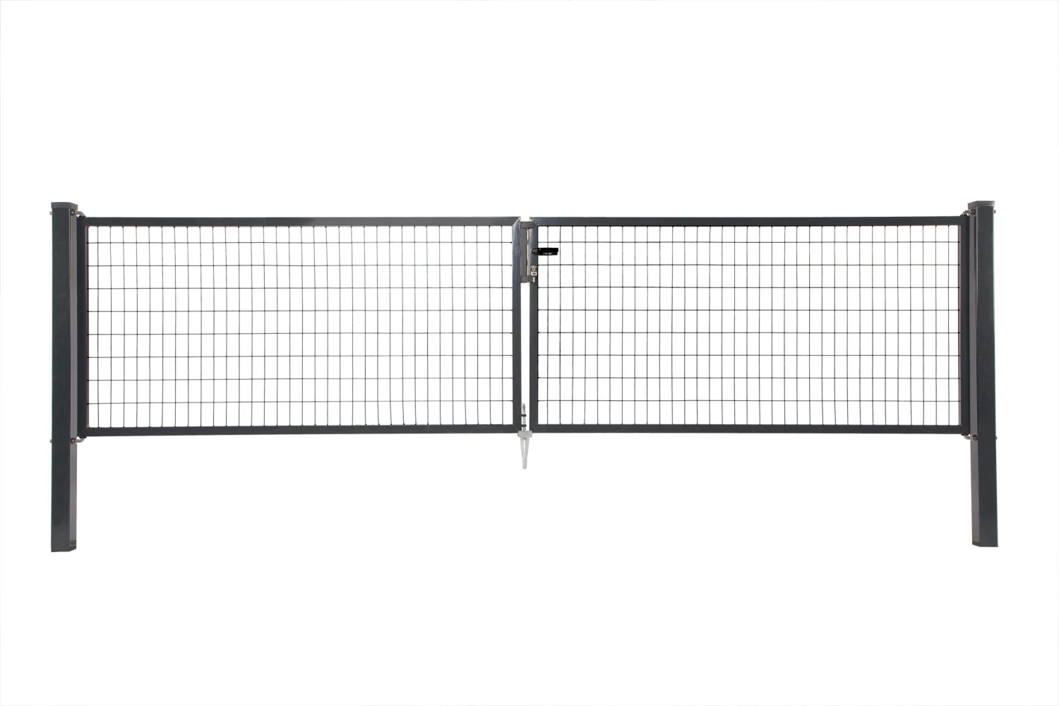 Portillon Double Napoli H 120 X L 2x150cm Ral 7016 Anthracite