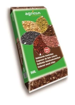 2 Palettes De 39 Sacs De Copeaux De Bois Colorés Brun 50 L