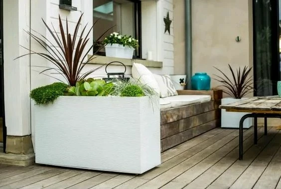 Muret 99,5 X 39,5 X 60 Cm Blanc Cérusé