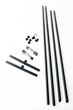 Kit Etendoir à Linge, 38mm, Acc. + Jdf Incl. Ral 9005 Noir