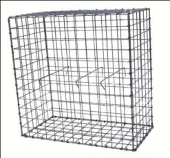 Gabion Como 1/2 Basic 50x3.5mm H 600 X L 600 X P 300mm Crampons Incl.