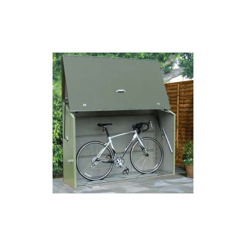 Abri à vélos en métal Sesame 1500L vert 1,41m² TRIMETALS
