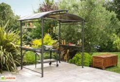 Abri Pour Barbecue En Aluminium Et Polycarbonate 150 X 240 Cm