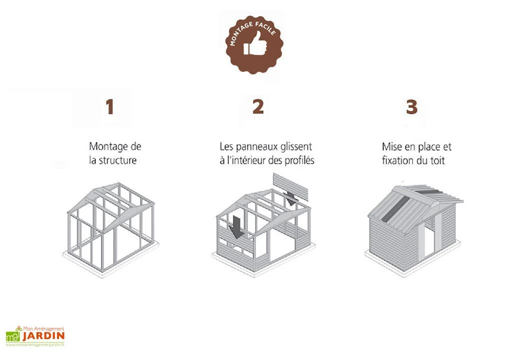 Abri de Jardin Acier Galvanisé Taupe Marron 237 x 303 cm 7,18 m²