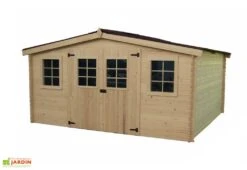 Abri De Jardin En Bois D'Epicéa Brut 16 M²