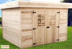 Abri De Jardin En Bois D’Épicéa Brut 7 M²