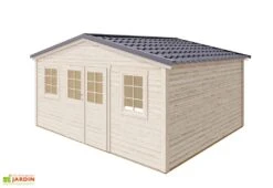 Abri De Jardin En Bois D’épicéa Brut Shelty+ 18 M²