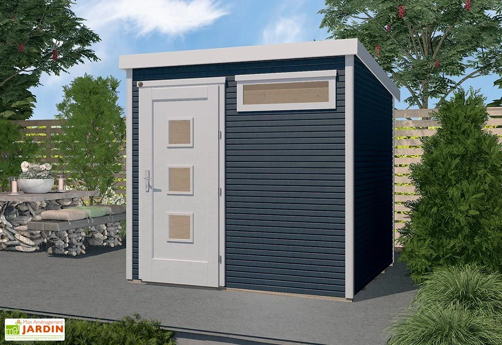Abri de Jardin en Bois d’Épicéa Design 171 Weka-Line T2 - 8,8 m²