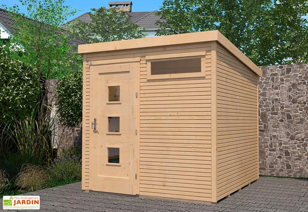 Abri de Jardin Bois d’Épicéa Design 171 Weka-Line T1 Confort - 5,6 m²