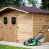 Abri De Jardin En Bois D’épicéa Traité Therma – 7,58 M²