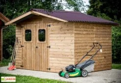 Abri De Jardin En Bois D’épicéa Traité Therma – 7,58 M²