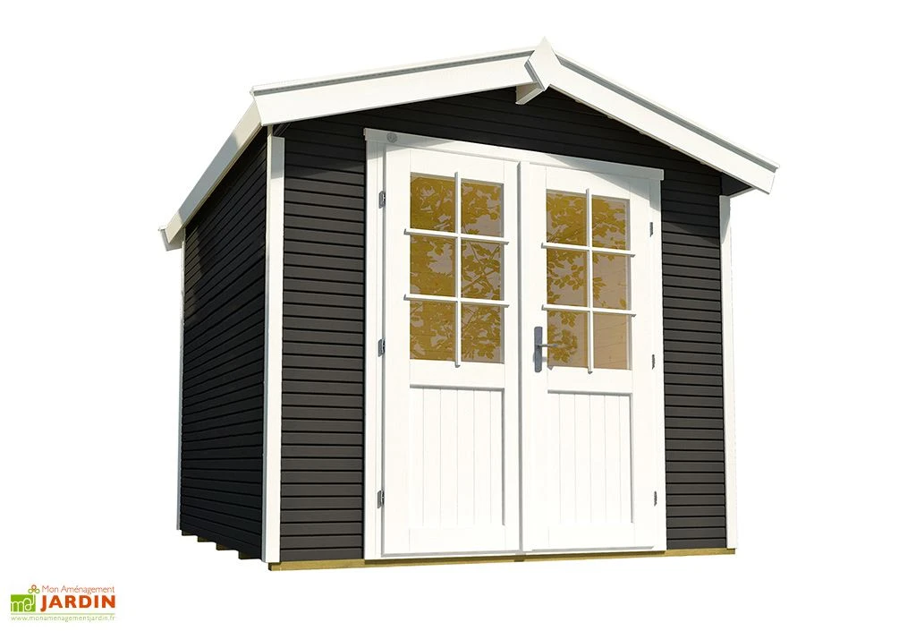 Abri de Jardin en Bois d’Épicéa WekaLine 6,1 m² (3 Coloris)