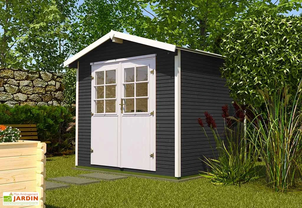 Abri de Jardin en Bois d’Épicéa WekaLine 6,1 m² (3 Coloris)