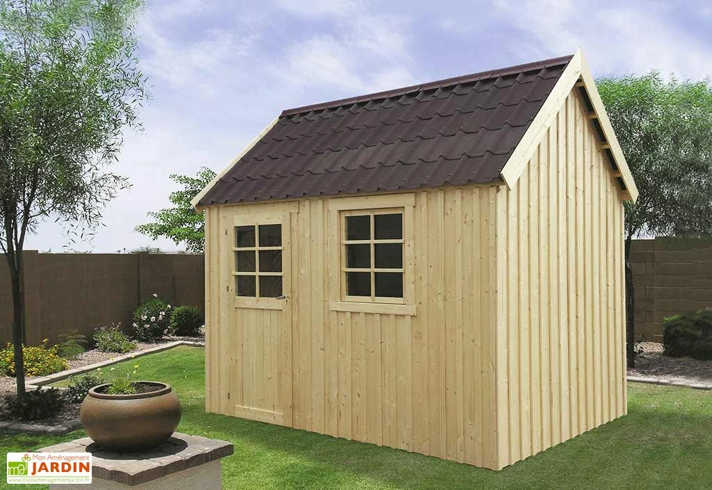 Abri de Jardin en Bois Oléron 19mm (307x209cm)