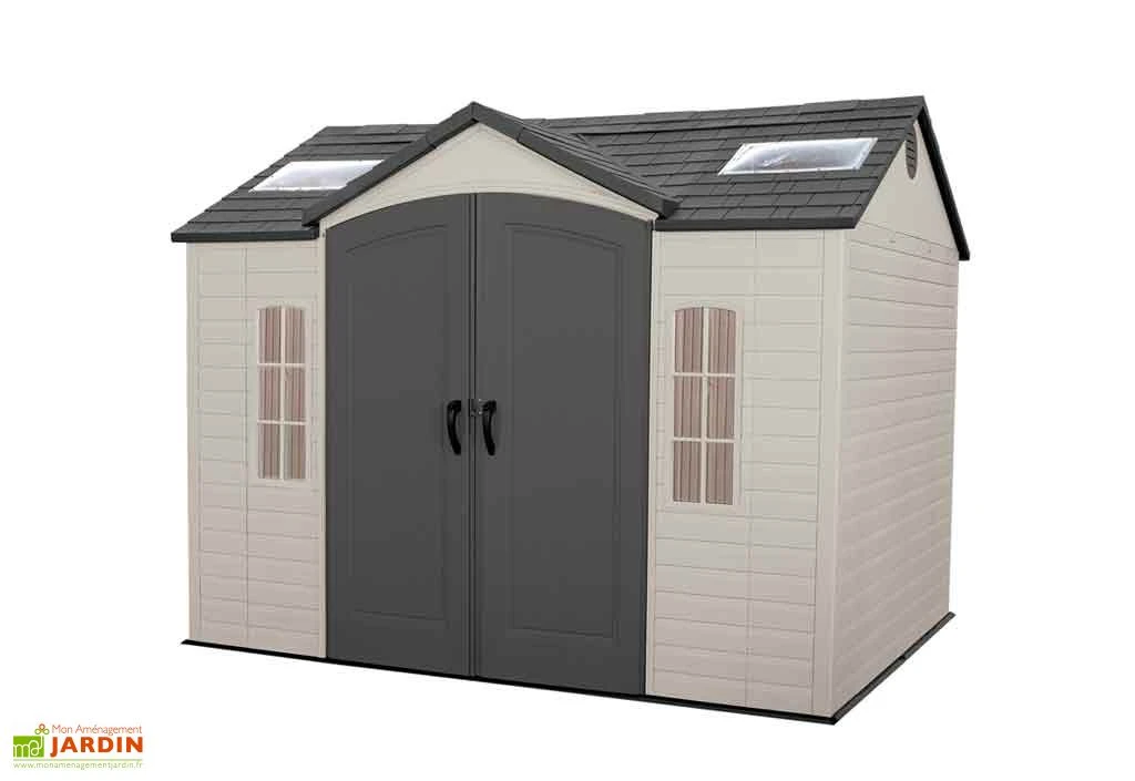 Abri de jardin en PVC 7,5 m² Element 60005