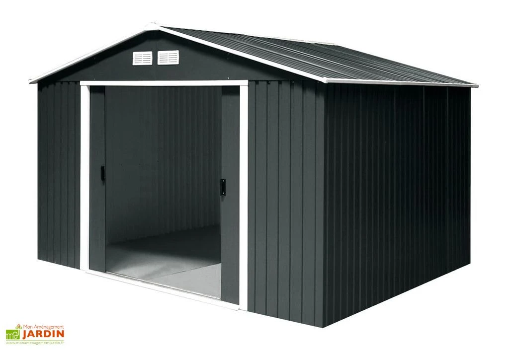 Abri de Jardin Métal Duramax Titan 242x261x205cm (l,l,h)