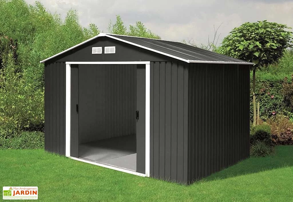 Abri de Jardin Métal Duramax Titan 242x261x205cm (l,l,h)