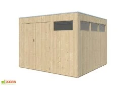 Abri De Jardin En Bois D’épicéa Brut 26 Mm – 8,8 M²