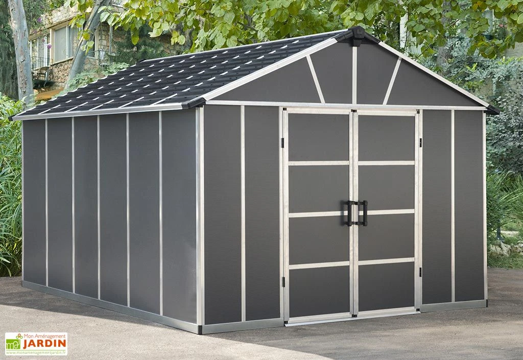 Abri de Jardin en Polycarbonate et Aluminium Yukon 11 m²