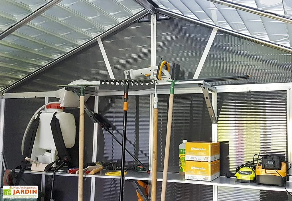 Abri de Jardin en Polycarbonate et Aluminium Yukon 11 m²