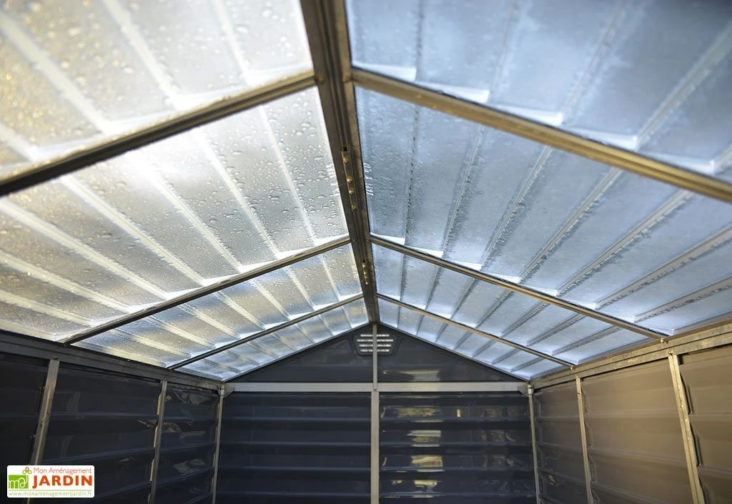 Abri de jardin Skylight 2,8 m² Gris/Noir | Palram - Canopia