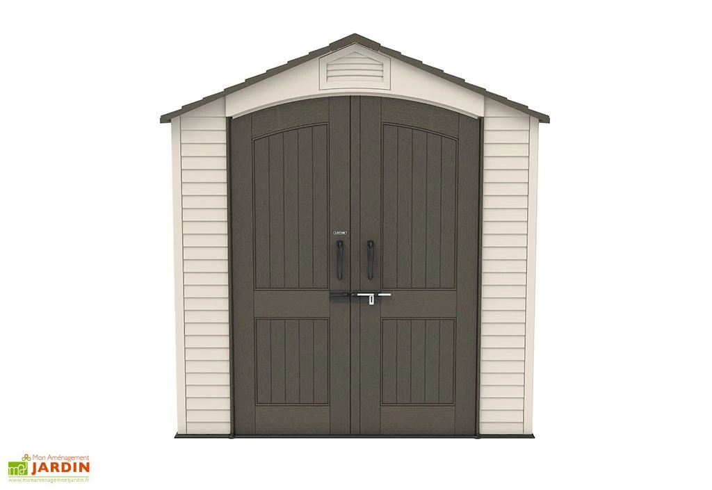 Abri de Jardin en PVC et Acier Inoxydable Lifetime Landmark 8 m²