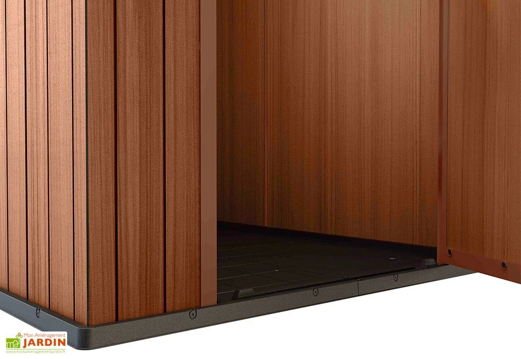 Abri de Jardin en Résine Imitation Bois Darwin 46 – 2,2 m²
