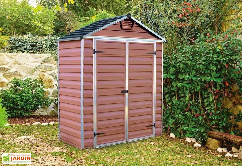 Abri de Jardin en Polycarbonate 1 x 2 m – Skylight Amber 6x3