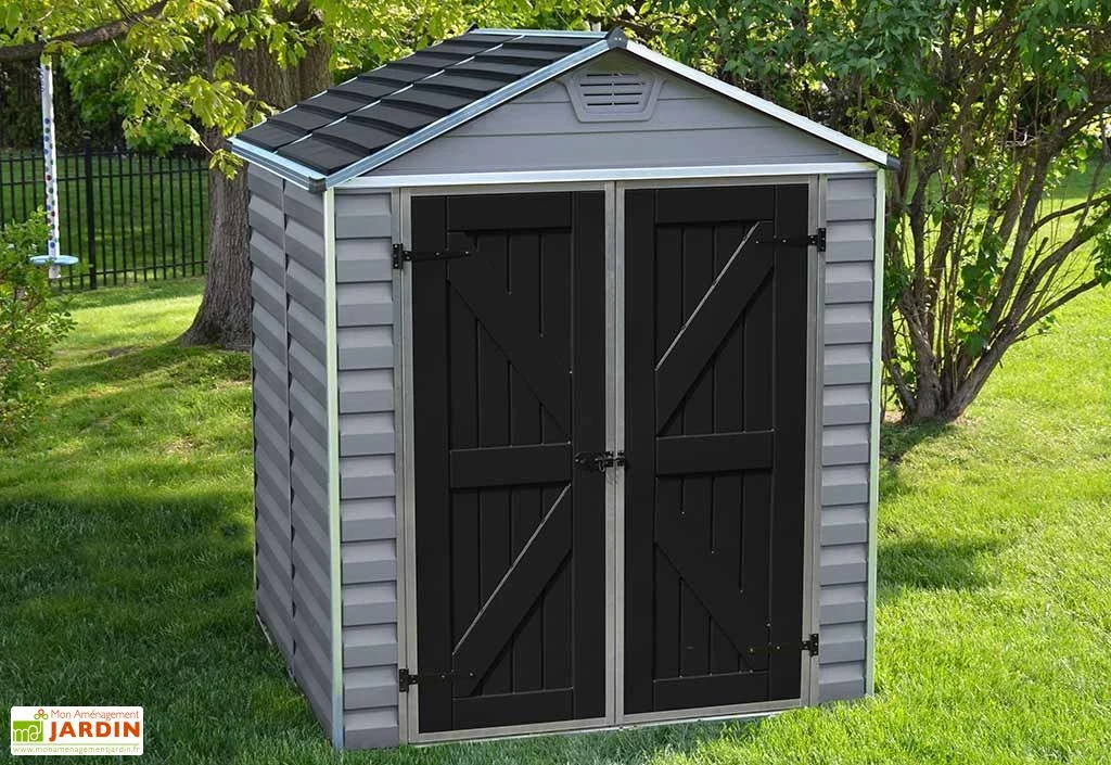 Abri de jardin Skylight 2,8 m² Gris/Noir | Palram - Canopia