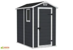 Abri De Jardin En Résine Premium 46S Anthracite – 2,4 M²