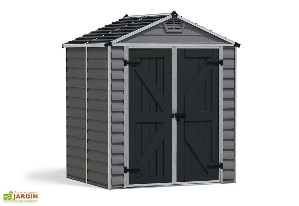 Abri de jardin Skylight 2,8 m² Gris/Noir | Palram - Canopia
