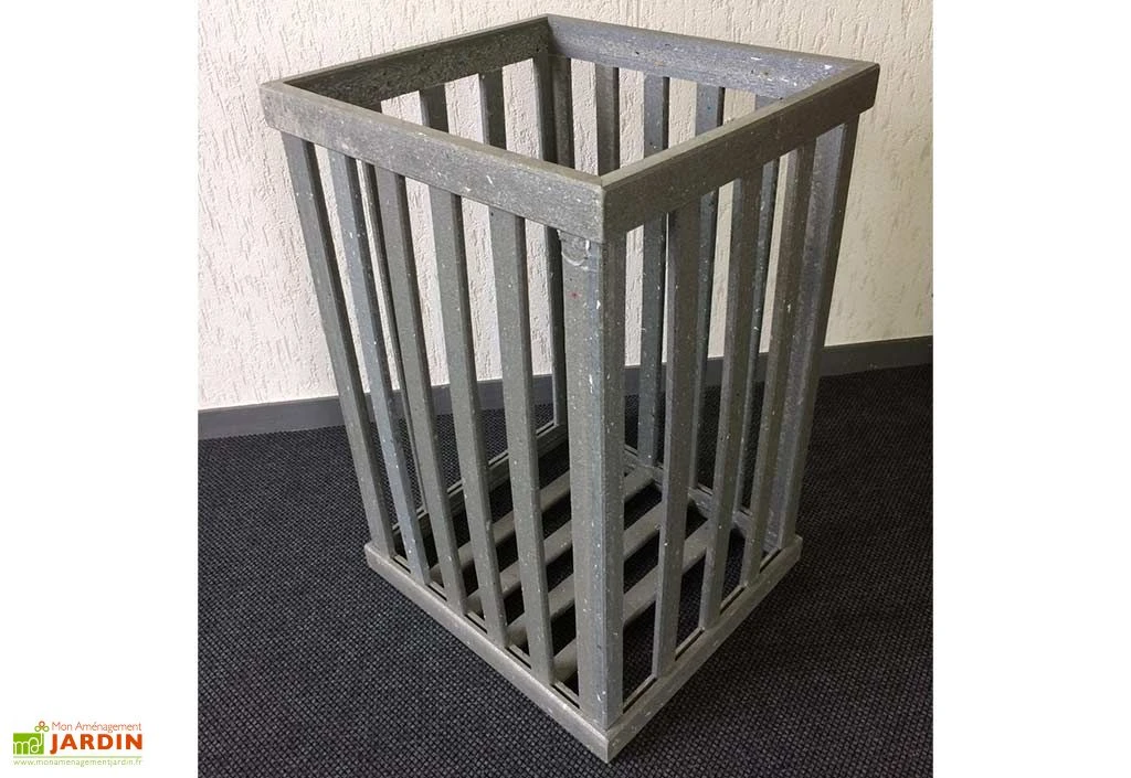 Bac pour poubelle de tri sélectif d’extérieur – 100 L