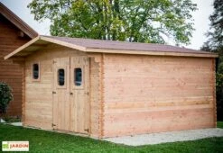 Abri De Jardin En Bois Douglas 28 Mm – 18,90 M² : 4,2 X 4,5 M