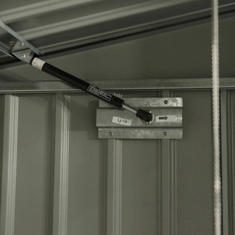 Cache-poubelle double 172x100x131cm en acier pour conteneurs 240L – Westmann