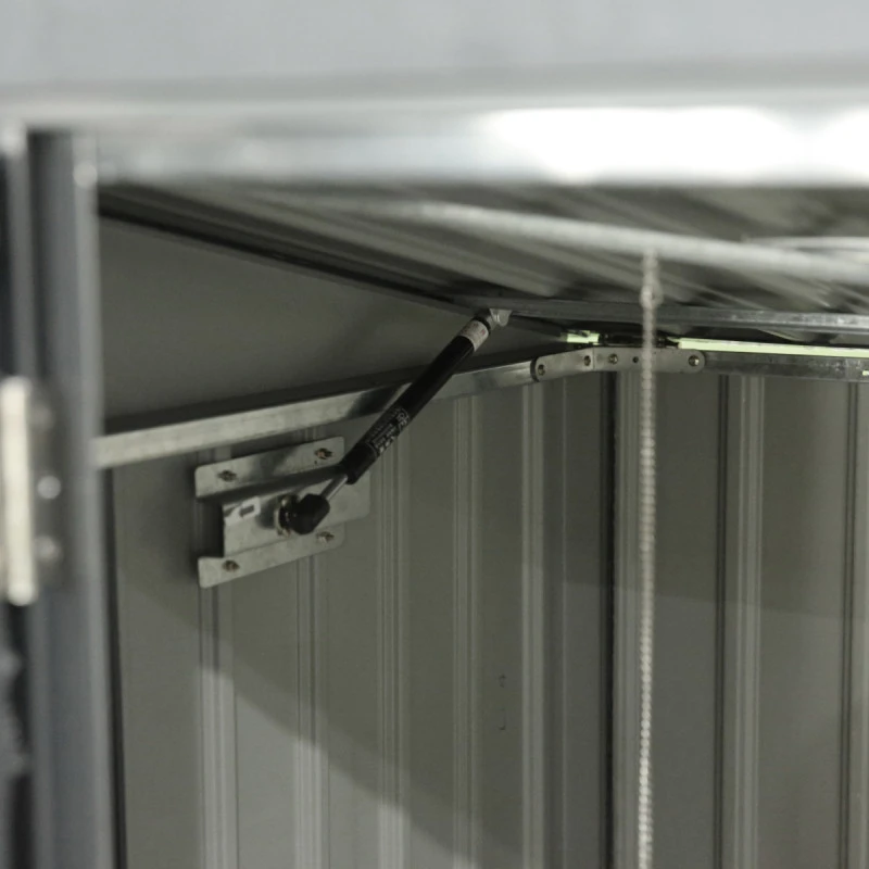 Cache-poubelle double 172x100x131cm en acier pour conteneurs 240L – Westmann