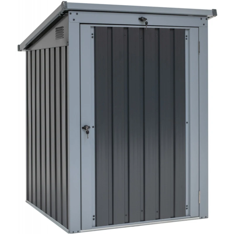 Cache-poubelle simple en acier pour conteneurs 240L – Westmann