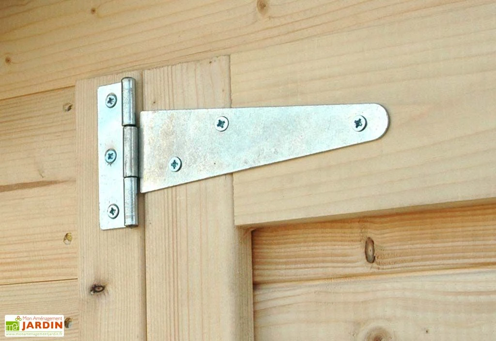 Abri à vélos en bois de sapin brut Cykel 2,1 m²