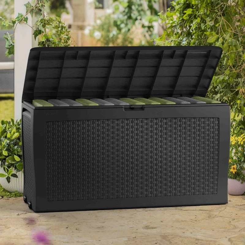 Coffre de jardin en résine anthracite 270L Samoa – Keter