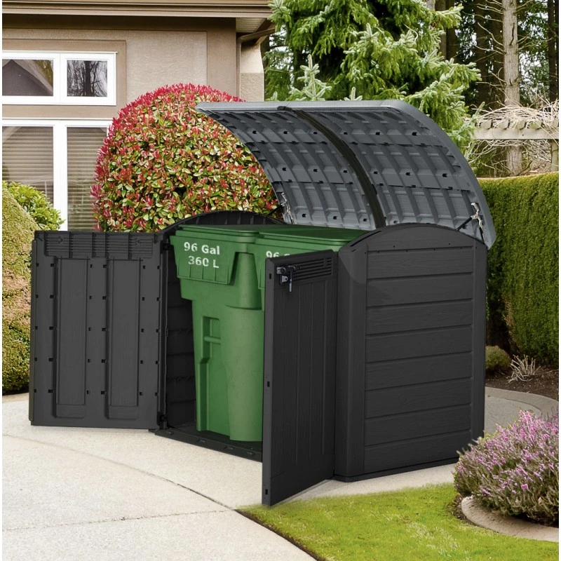 Coffre de jardin multifonctions en résine anthracite 2000L - Keter