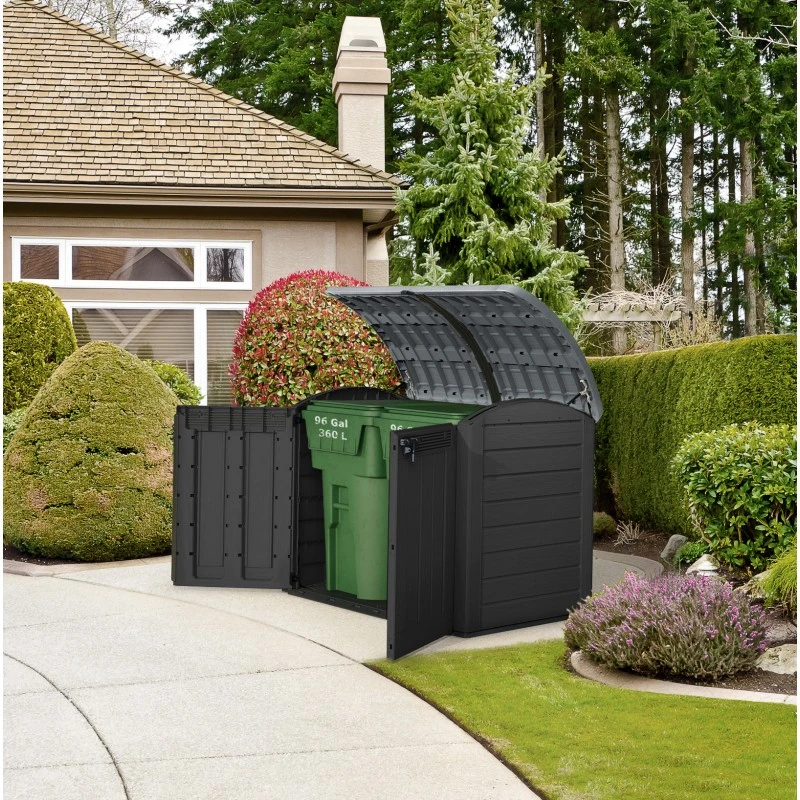 Coffre de jardin multifonctions en résine anthracite 2000L - Keter