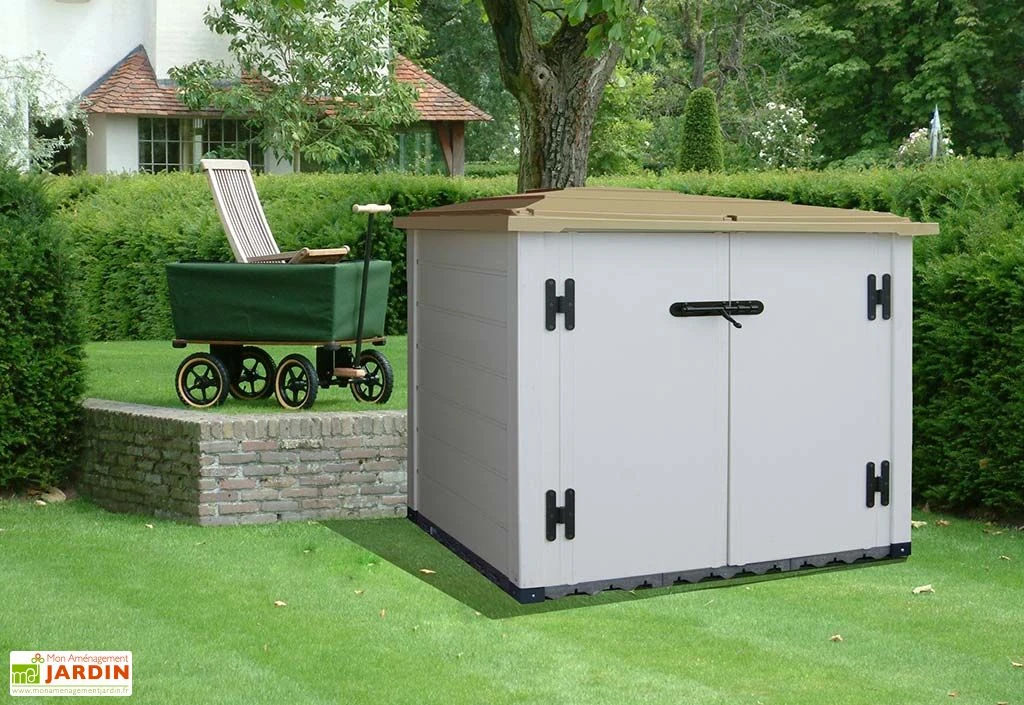 Coffre de Rangement Multifonction en PVC 1100L 122x82x130cm