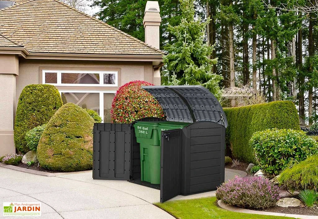 Coffre de Rangement Extérieur Multifonctions en Résine 2000 L