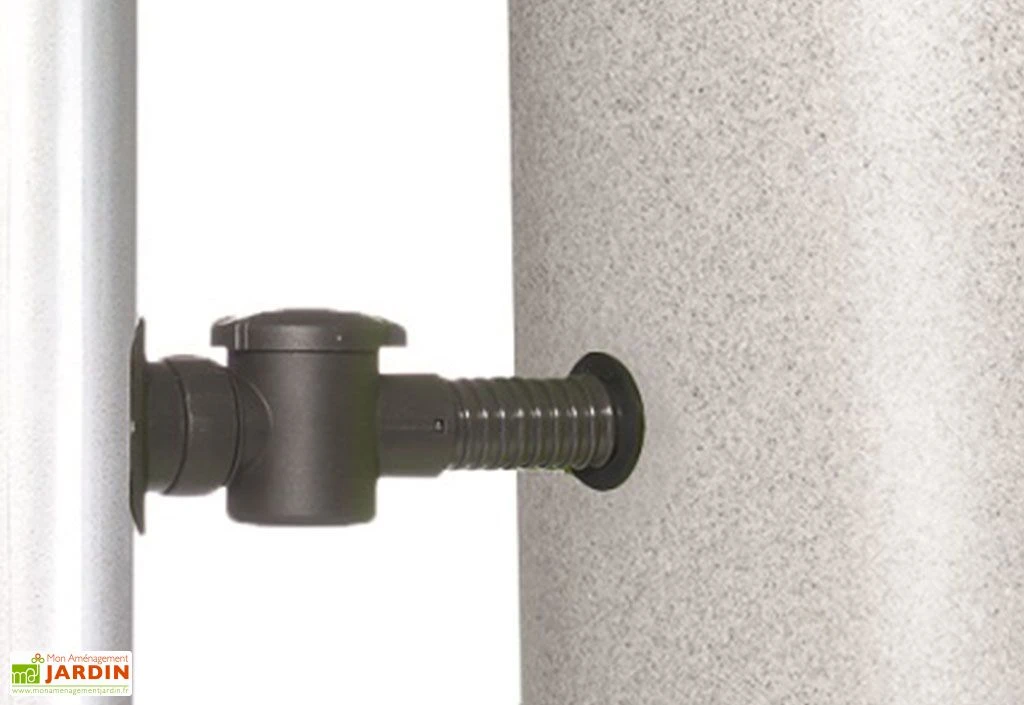 Cuve Récupération d'Eau Pluie 2 en 1 Stone Silver 350L