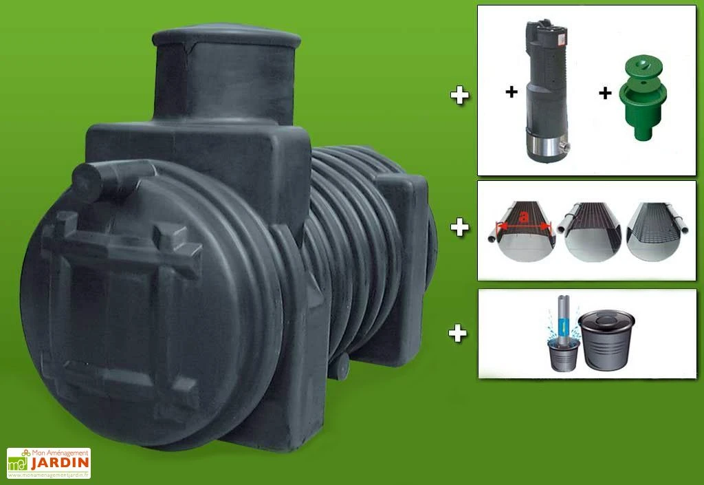 Cuve recuperateur eau Ready 1000 L