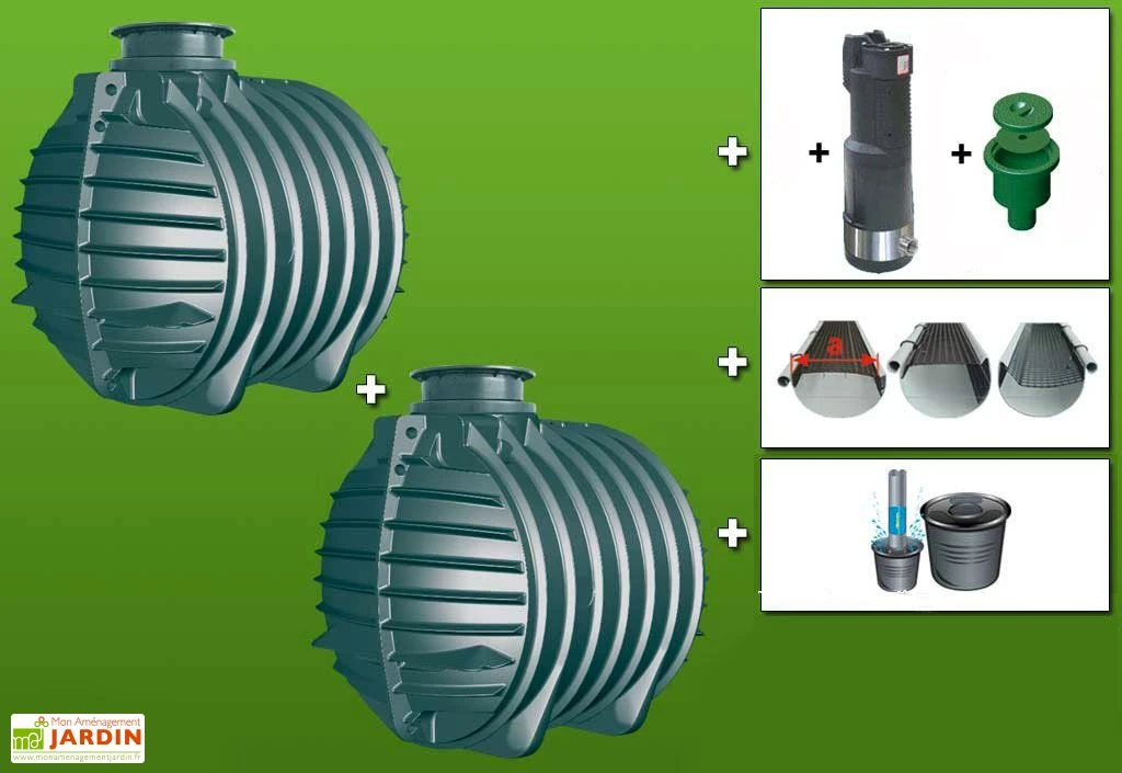 Cuve recuperateur eau Ready 12000 L