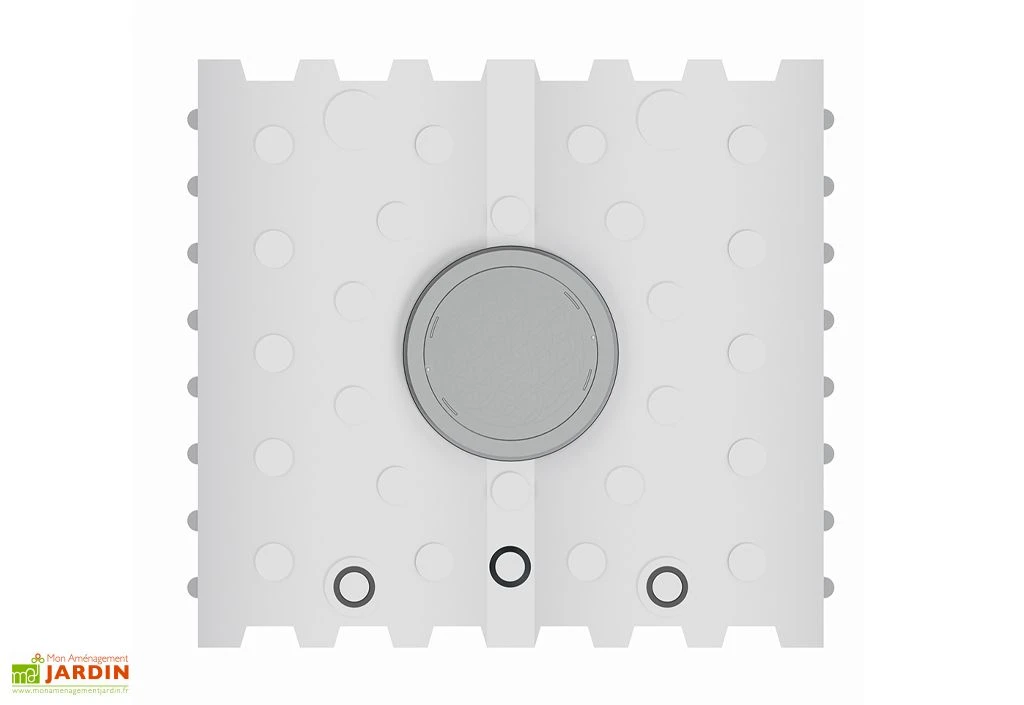 Cuve de récupération d’eau de pluie enterrée – 4000 L plate