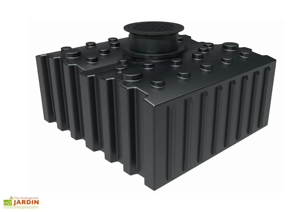 Cuve de récupération d’eau de pluie enterrée – 5000 L plate