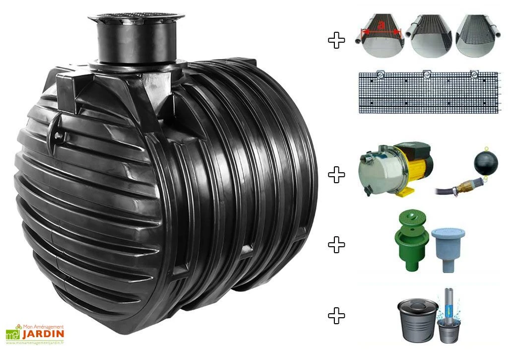 Cuve recuperateur eau Purist 6000 L