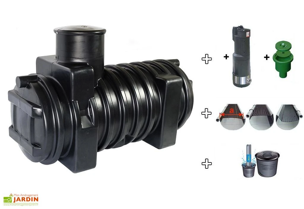 Cuve recuperateur eau Ready 1000 L